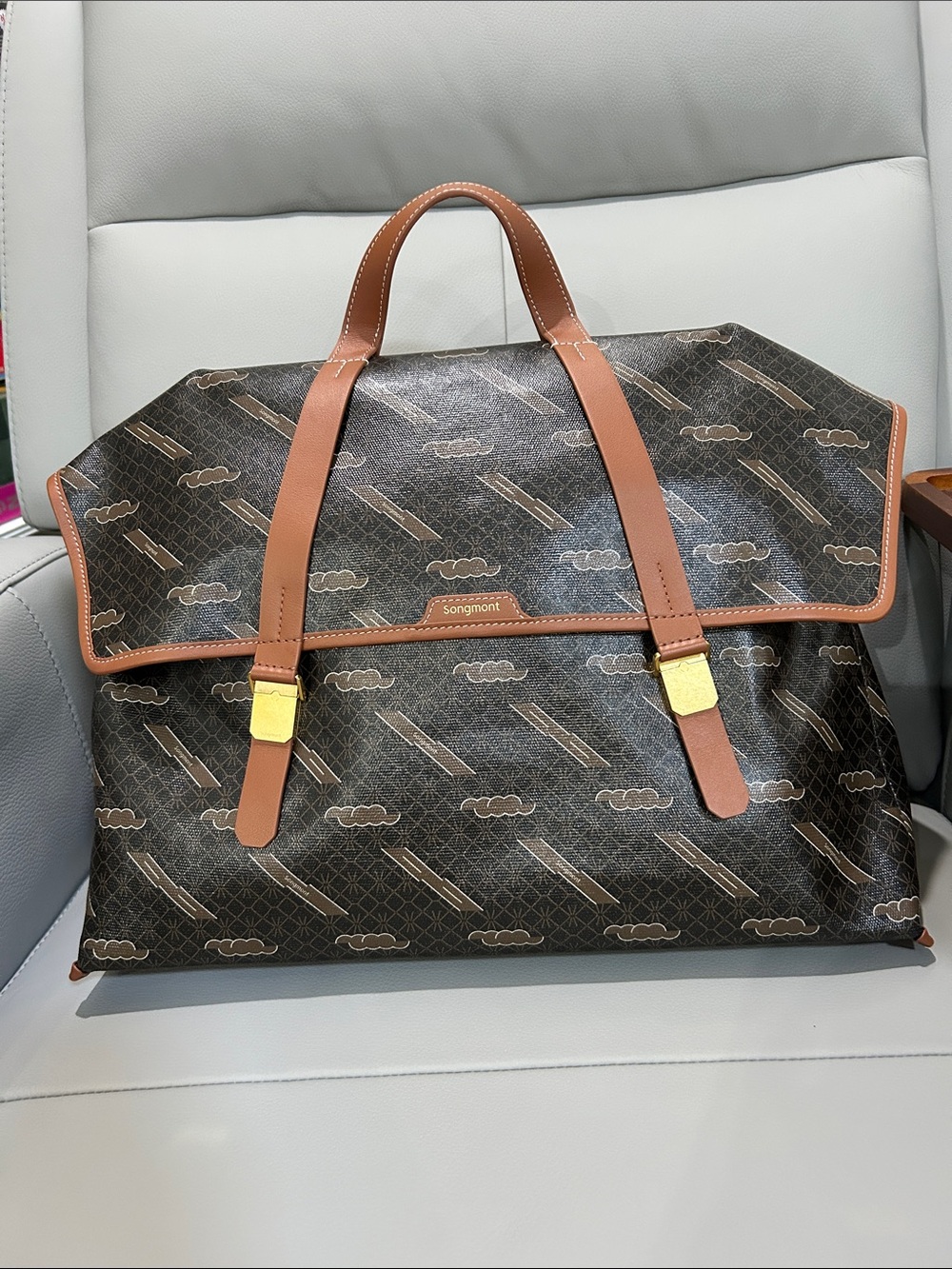 Songmont Large Shan Briefcase - Night Fall